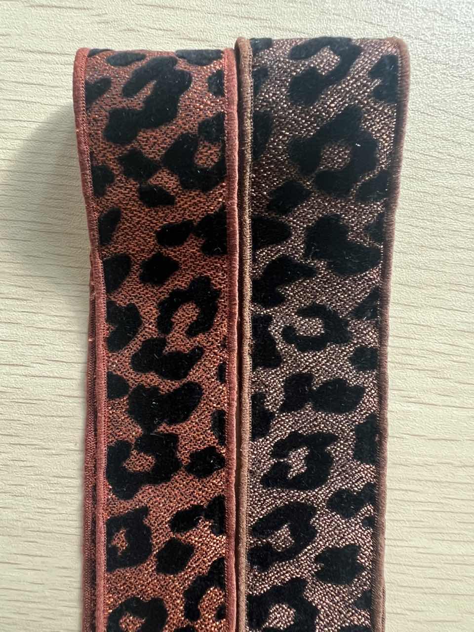 32mm leopard trim, leopard print ribbon, DIY fabric trim, stage costume trim, clothing embellishment,  wild pattern trim,  sewing supplies.