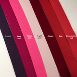 2" 50mm wide Solid Colored  Waistband Elastic by the Yard