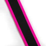 1 1/2 inch (38 mm) Colored Neon Orange/Pink/Neon Green/Blue Striped Twill Elastic, Waistband Elastic