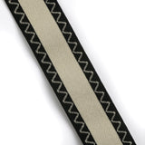 1 1/2 inch (40 mm) Colored Black and White/Nude Wave Elastic, Waistband Elastic