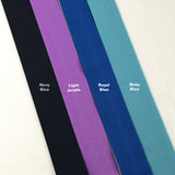 2" 50mm wide Solid Colored  Waistband Elastic by the Yard