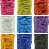 0.1 inch / 2.5 mm Ruber Round Elastic Cord String Band 90 Yard /270 ft - strapcrafts