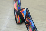 Jacquard geometric Pattern Elastic ,Waistband Elastic,Knit Elastic, Sewing Elastic 1 inch 25mm - strapcrafts