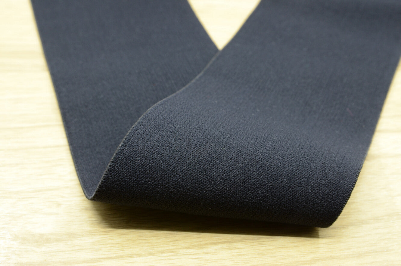 4" (100mm) wide White and Black Comfortable Plush Elastic,Waistband Elastic,Soft Elastic, Elastic Band,Sewing Elastic By the Yard - strapcrafts