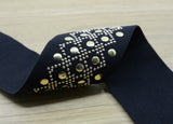 2.15 inch (55mm) wide Comfortable Plush Elastic covered in Sequins,Waistband Elastic,Soft Elastic, Elastic Band,Sewing Elastic By the Yard - strapcrafts