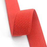 1 1/4 inch 30mm Wide Woven Patterned Colored Stretch Elastic Band - strapcrafts