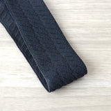 2.36 inch (60mm) Wide Soft Black Jacquard Striped Elastic Band - 1 Yard - strapcrafts