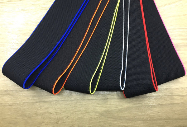 1.5 38mm wide Colorful Striped Plush Comfortable Elastic,Waistband El