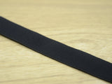 3/4" 20mm Wide Black Plush Elastic , Elastic Band, Sewing Elastic-1 Yard - strapcrafts