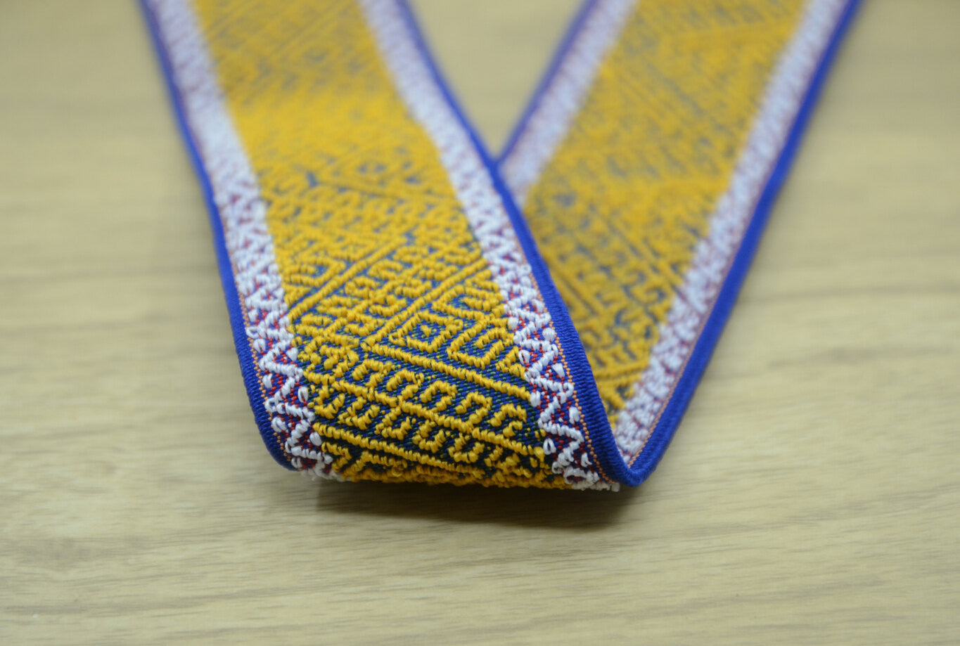 2 inch 50mm Wide Ethnic Jacquard Waistband Band- 1 Yard - strapcrafts