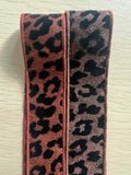 32mm leopard trim, leopard print ribbon, DIY fabric trim, stage costume trim, clothing embellishment,  wild pattern trim,  sewing supplies.