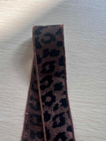 32mm leopard trim, leopard print ribbon, DIY fabric trim, stage costume trim, clothing embellishment,  wild pattern trim,  sewing supplies.