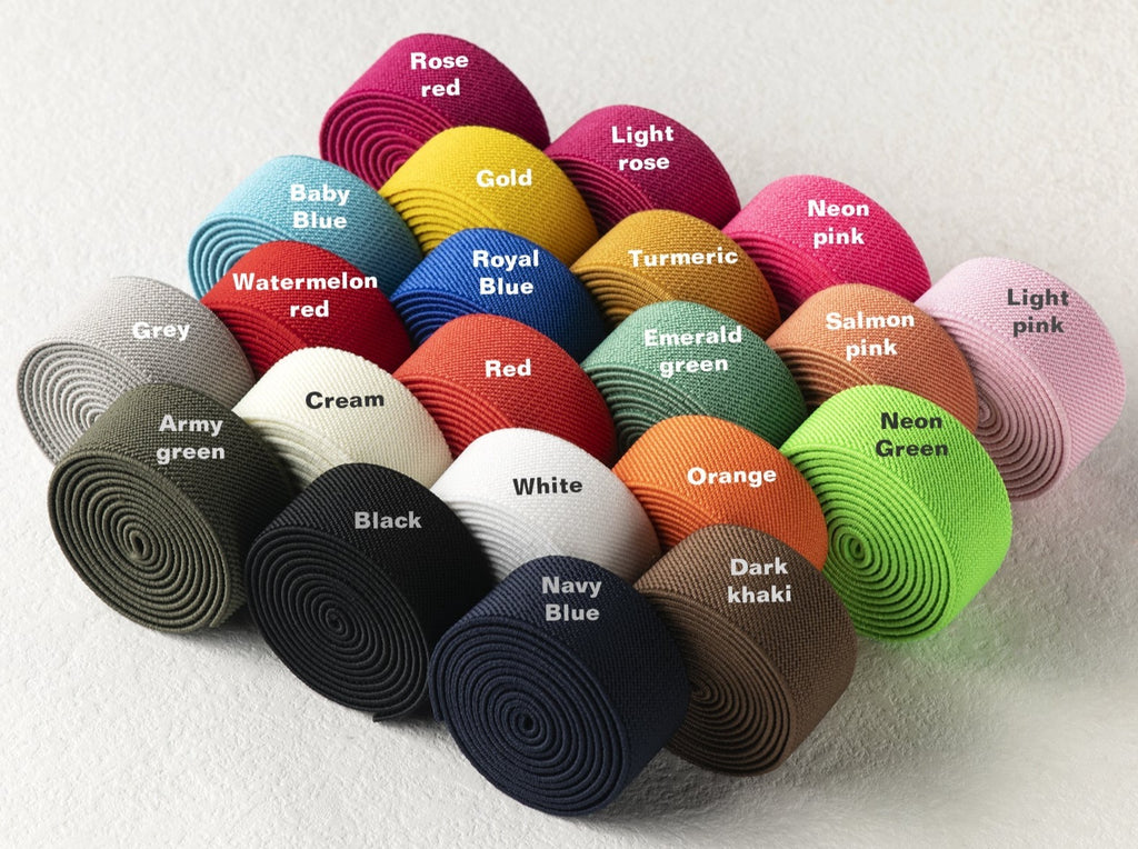 Elastic Bands Phinicco 16 Colors 52 Yards 1/4 Inch Elastic for Sewing  Masks, Headbands, Hair Bands, Shorts Waist, Shoe Laces, Wigs, Bracelets,  Crafts
