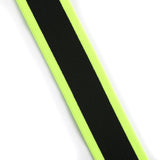 1 1/2 inch (38 mm) Colored Neon Orange/Pink/Neon Green/Blue Striped Twill Elastic, Waistband Elastic
