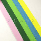 1.5" 38mm Wide Solid Colored Waistband Elastic by the Yard