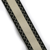 1 1/2 inch (40 mm) Colored Black and White/Nude Wave Elastic, Waistband Elastic