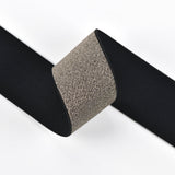 1.5 inch (40mm) wide Beige Sand Glitter elastic band- 1 yard