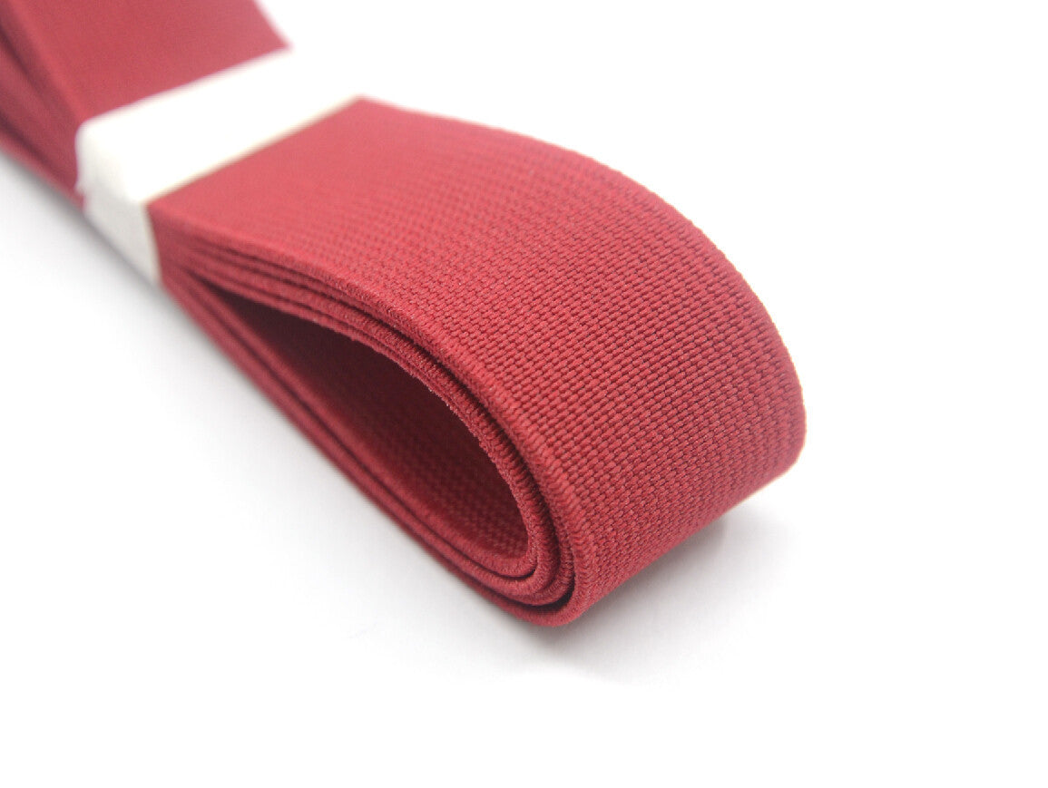 Red 1 - 25mm Fold Over Elastic