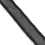 2 inch (50 mm) Wide Vented Breathable Black Elastic, Waistband Elastic, Sewing elastic