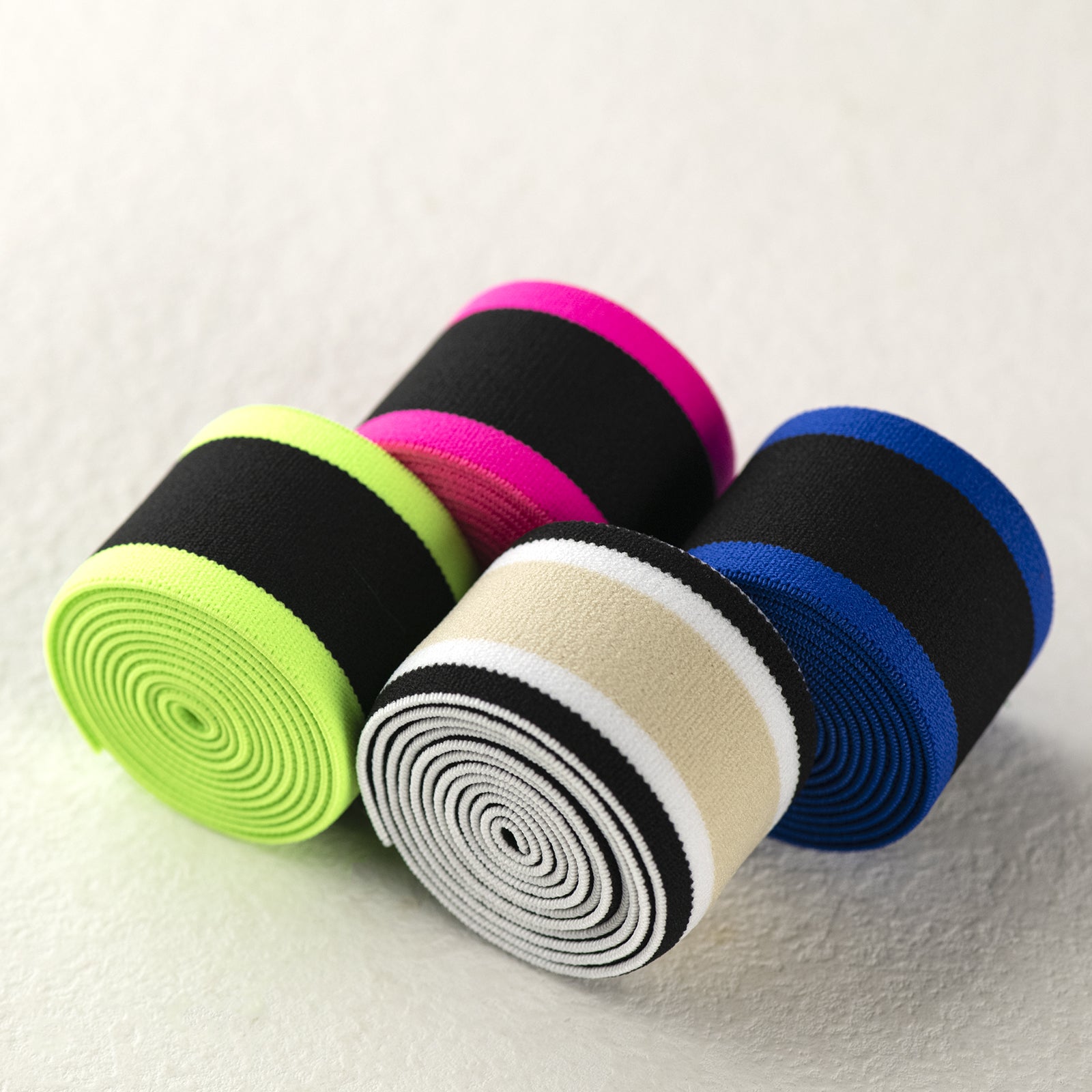 1.5 Inch 38mm Wide Elastic Band, Colored Double-side Twill Elastic