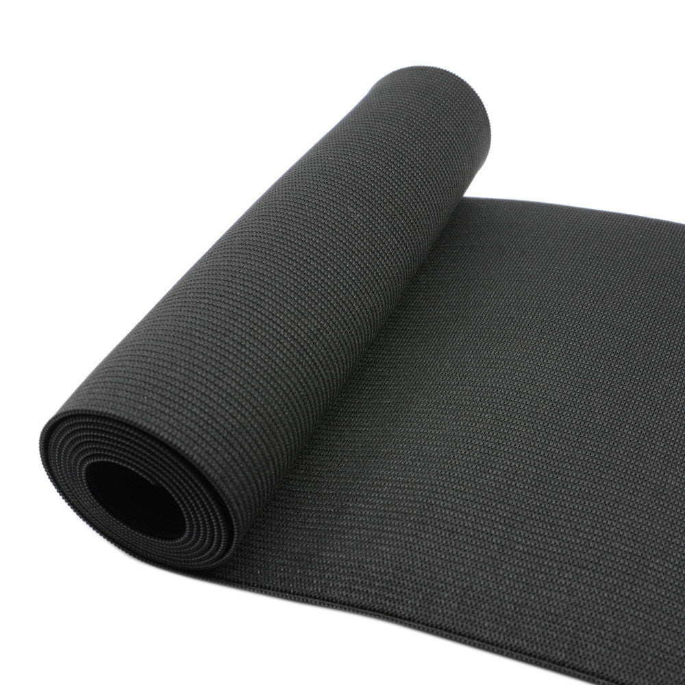VIAILI 3 Inch by 6 Yard Heavy Stretch High Elasticity Elastic Spool Knit  Elastic Bands for Sewing (Black 3inch) black 3inch