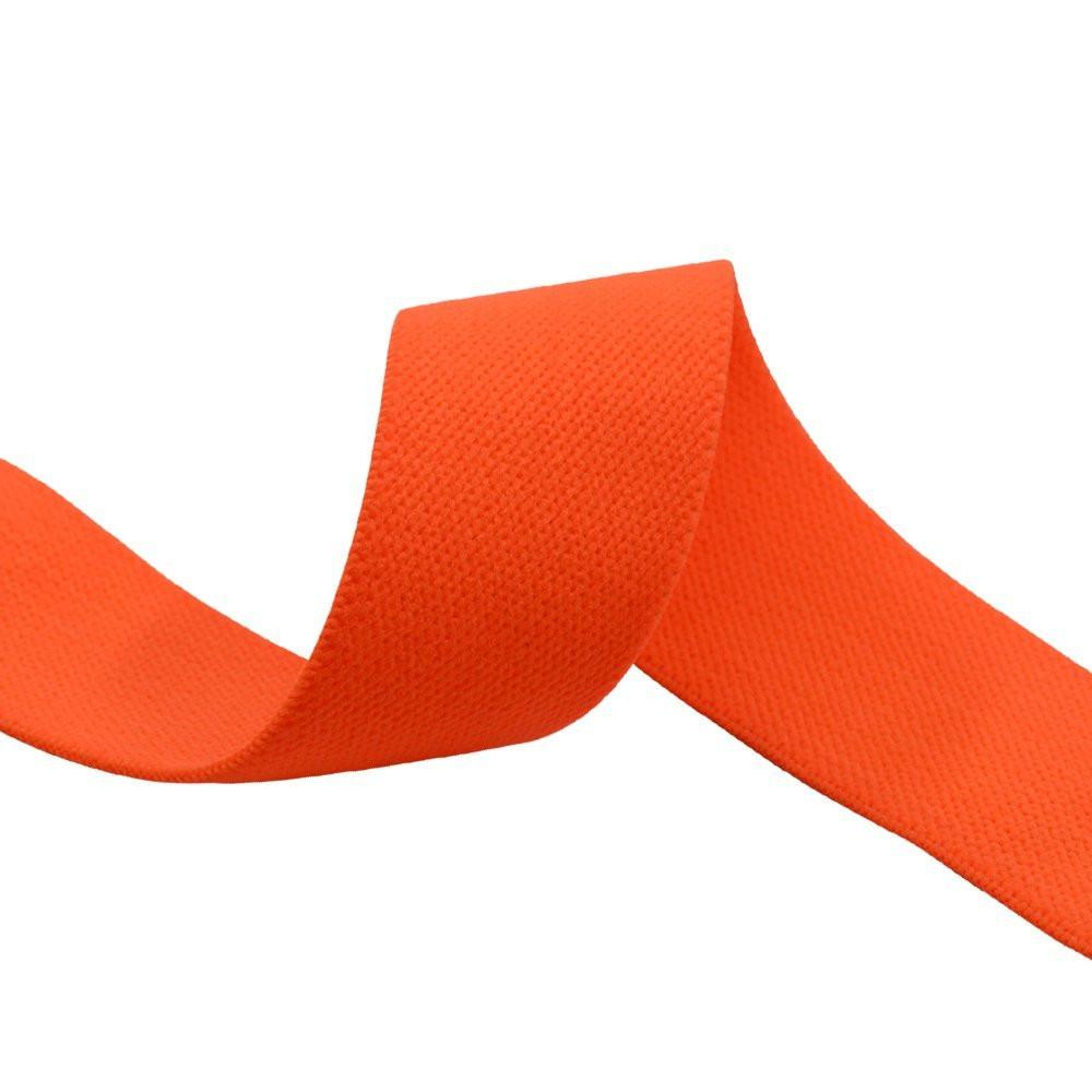 Flat Elastic Band for Sewing 1/8 x 109 Yards Orange Braided Stretch Strap  Cord Roll for Wigs Crafts