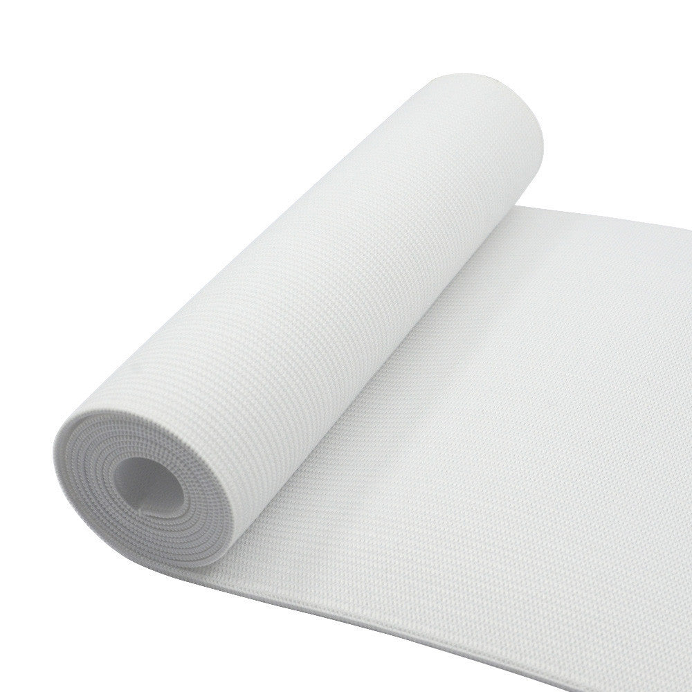 Knitted Non-Roll Elastic (38mm) - White