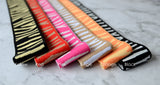 1.5 inch  40mm wide Zebra pattern Colored Plush Comfortable Elastic Band by the Yard,Waistband Elastic,Sewing Elastic by the Yard - strapcrafts
