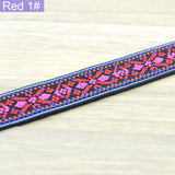 1 inch 25mm Embroidery Jacquard Waistband Elastic Band, Elastic Trim,Elastic by the Yard - strapcrafts