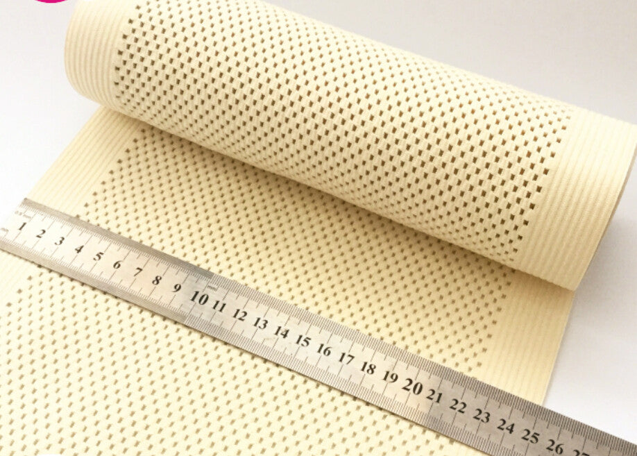 10" 25cm Wide Vented Breathable Elastic, Back Brace Elastic-1 yard