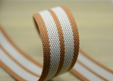 Striped Cotton Webbing,1.5 inch 38mm wide cotton webbing  ,Multi color cotton webbing - strapcrafts
