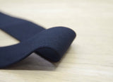 11/4 inch (30mm) / 1 inch(25mm) wide Black LATEX FREE Elastic , Medical Product Elastic, Soft Plush Elastic Band - strapcrafts