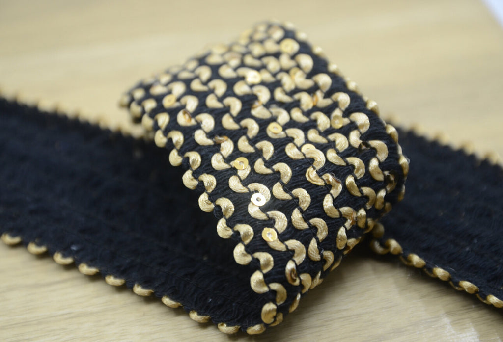 2.36" 60mm Wide Shiny Glitter Sequin Elastic, Sewing Elastic,Waistband Elastic