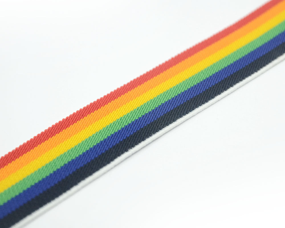 1.5 38mm Wide Colored Striped Elastic Band, Waistband Elastic, Elastic  Trim, Elastic Ribbon, Sewing Elastic,Stretchy Elastic-1 Yard